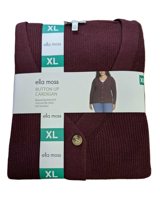 Ella Moss Women's Button Up Cardigan XL NWT