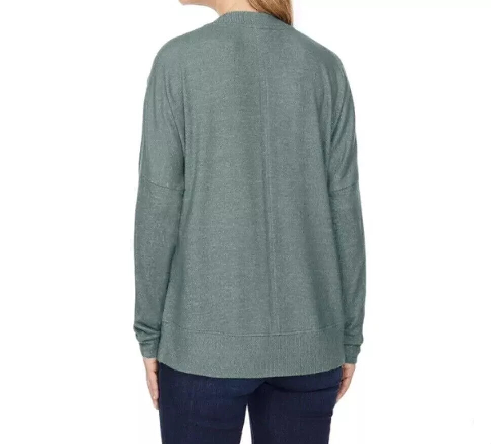 Buffalo David Bitton Women's Cozy V-Neck Long Sleeve Top M NWT