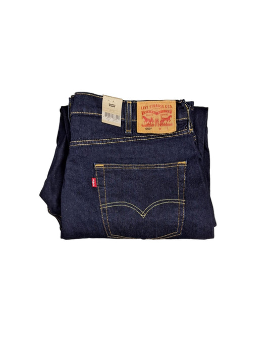 Levi's Men's Big & Tall 550 Relaxed Fit Non-Stretch Jeans - 42x34 - Rinse - NWT