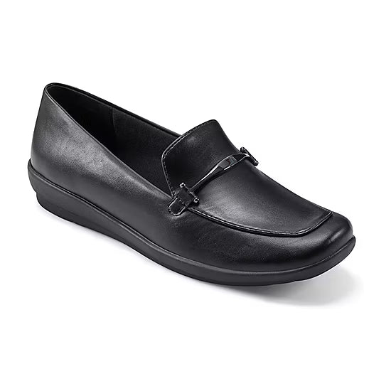 Women's Easy Spirit Arena3 Moc Toe Loafers - Black - 10W - NIB