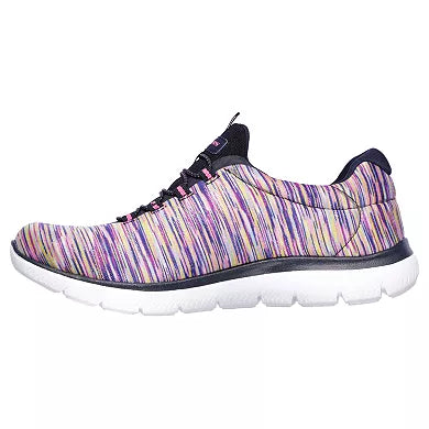 Women's Skechers Summits Light Dreaming Slip On Sneakers - Navy Multi - 6 - NWOB
