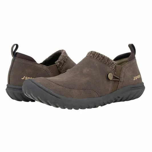 Women's JSport Alice Slip On Casual Shoes - Dark Brown - 6 - NIB