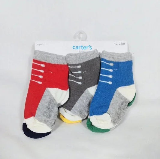 Carter's Baby Boys' Socks 6 Pack 18-24 Months NWT