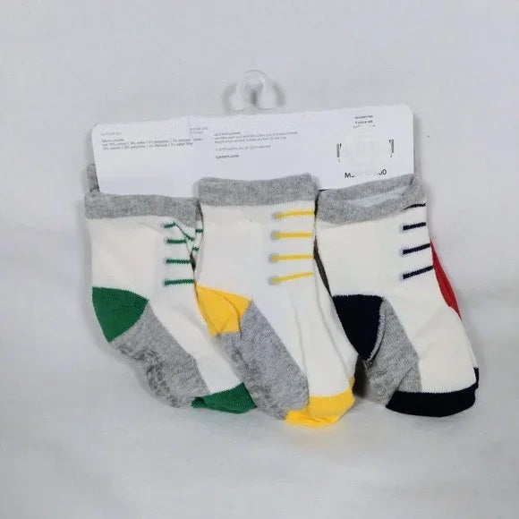 Carter's Baby Boys' Socks 6 Pack 18-24 Months NWT