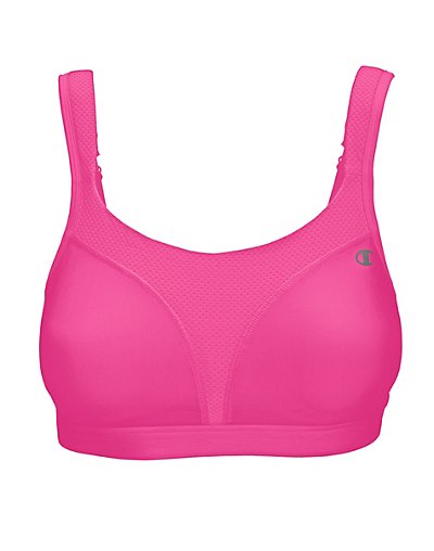 Champion Women's High Support Full Coverage Sports Bra 34C Pinksicle NWT