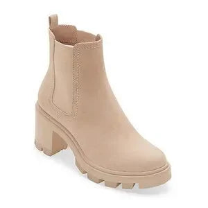 Women's Arizona Jean Co Moss Blocked Heel Booties - Taupe - 7 - NIB