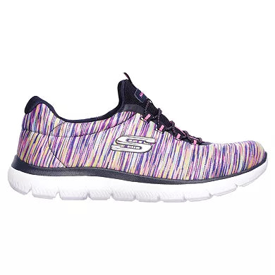 Women's Skechers Summits Light Dreaming Slip On Sneakers - Navy Multi - 6 - NWOB