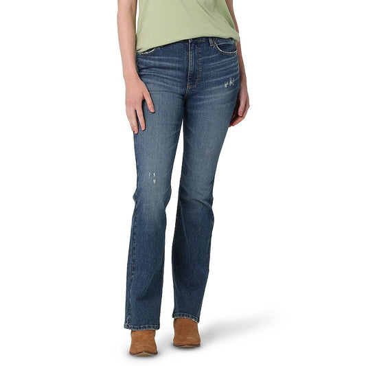 Women's Wrangler Plus Size High Rise Bold Boot Jeans Dirt Road 12 (31x32) NWT