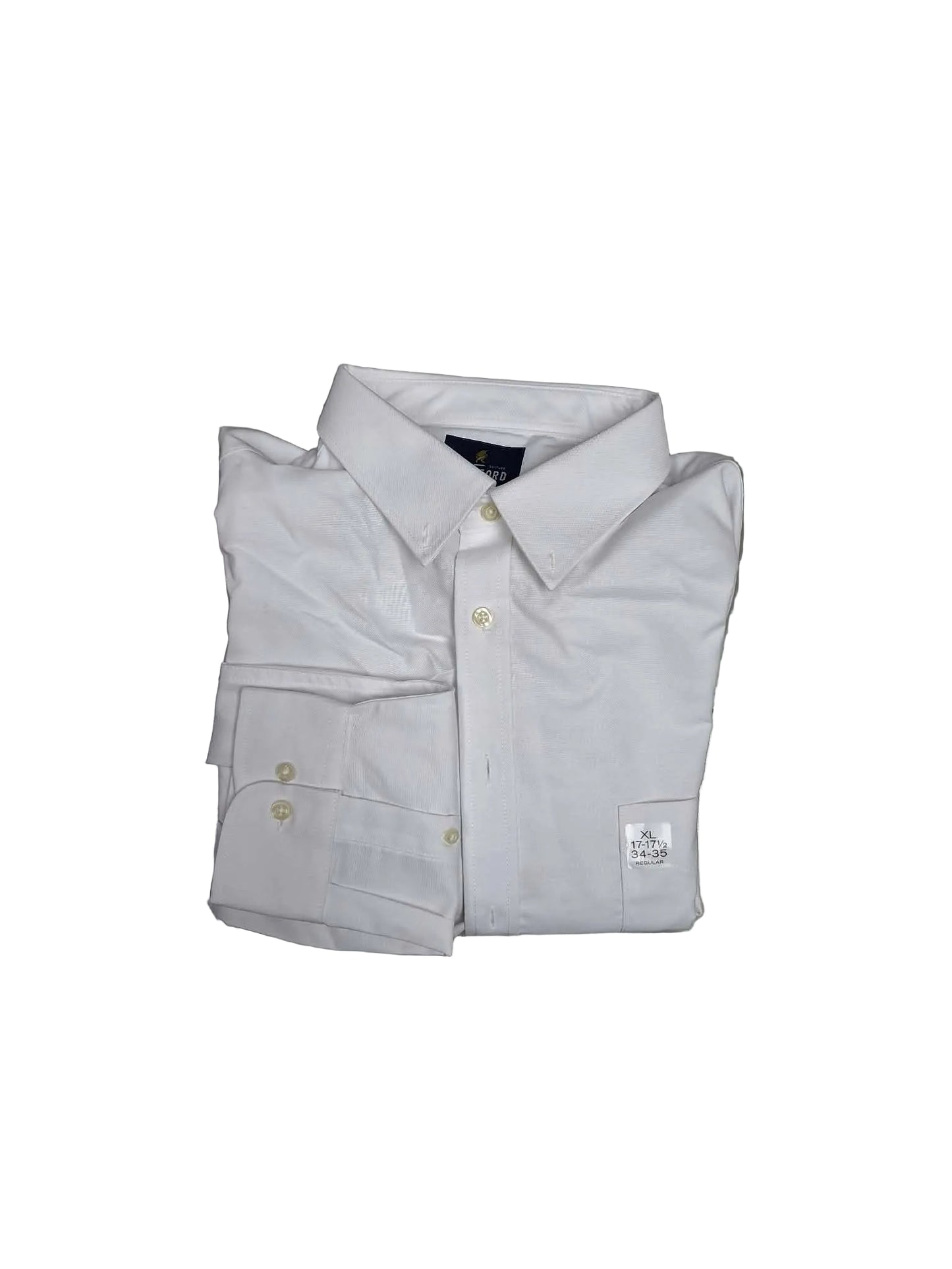 Stafford Men's Coolmax Regular Fit Oxford Dress Shirt 17-17.5 34-35 NWT