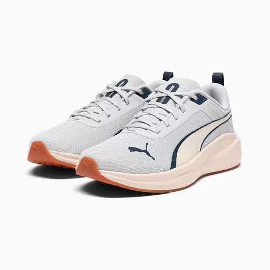 Men's Puma Rocket Fuel Running Shoes - Cool Light Grey/Alpine Snow/Navy 9.5 NIB