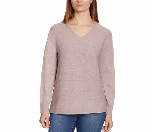 Ella Moss Women's Long Sleeve V-Neck Sweater XL NWT