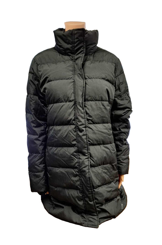 Lands' End Women's Down Winter Coat L Black NWOT