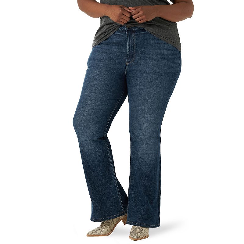 Women's Wrangler Plus Size High Rise Fierce Flare Jeans - Brockton - 18W - NWT