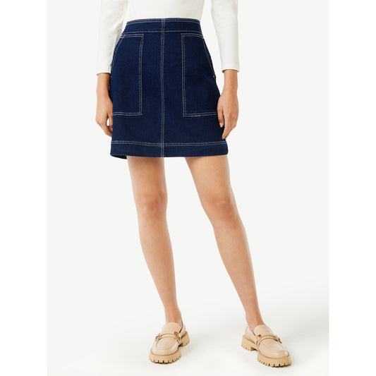 Free Assembly Women's Patch Pocket Mini Skirt 8 NWT