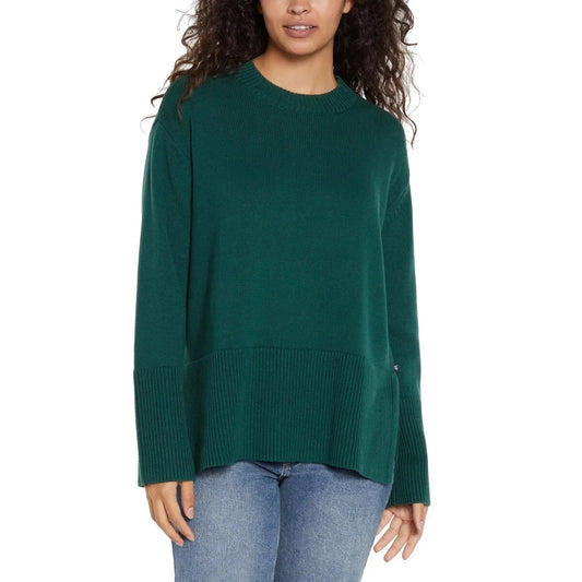Gap Women's Long Sleeve Crew Neck Knit Sweater Green NWT