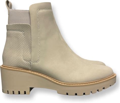 Women's A.n.a Dorick Block Heel Booties - Sand - 9 - NIB