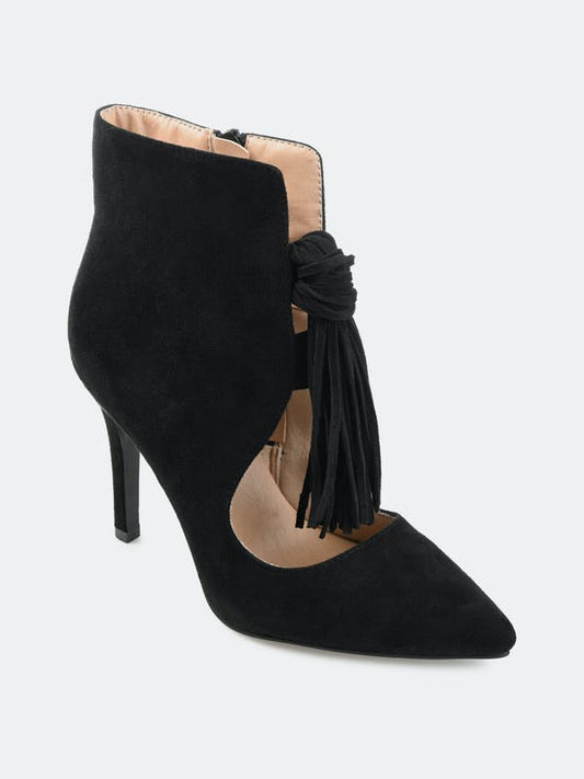 Journee Collection Women's Cameron Stiletto Heel Booties Black NWOB