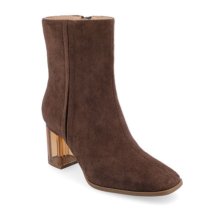 Journee Collection Women's Comfort Foam Clearie Booties 8.5 NWOB