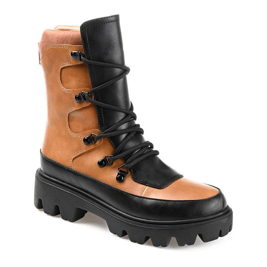 Journee Collection Women's Terrain Bootie Brown 9.5 NWOB