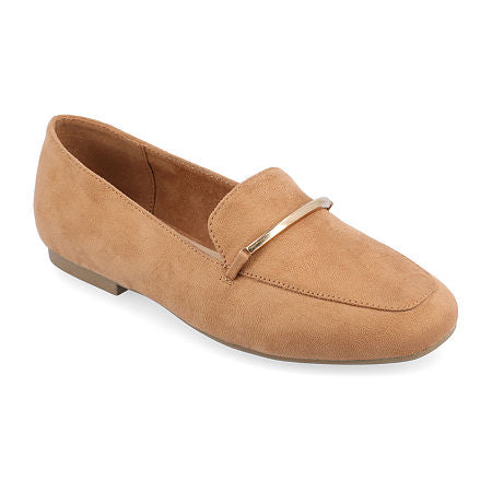 Journee Collection Women's Wrenn Loafers 9.5 Tan NIB