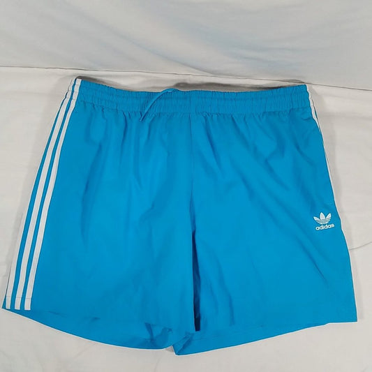 Adidas Originals Men's Trace Swimming Shorts-Sky Rush-HB9533-Various Sizes-NWT