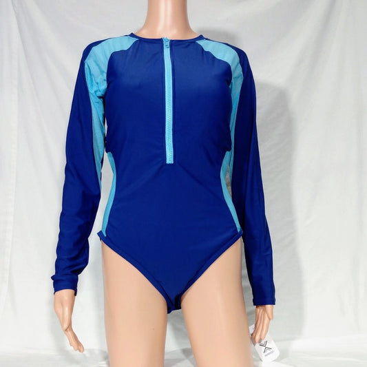 Xersion Women's Meshmerizing Zip Front Paddle Suit-Various Sizes-New with Tags