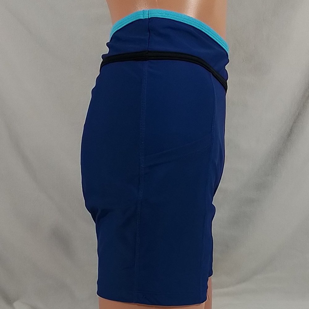 Xersion Seeing Double Layered Swim Short w/side pocket-Navy-Various Sizes-NWT