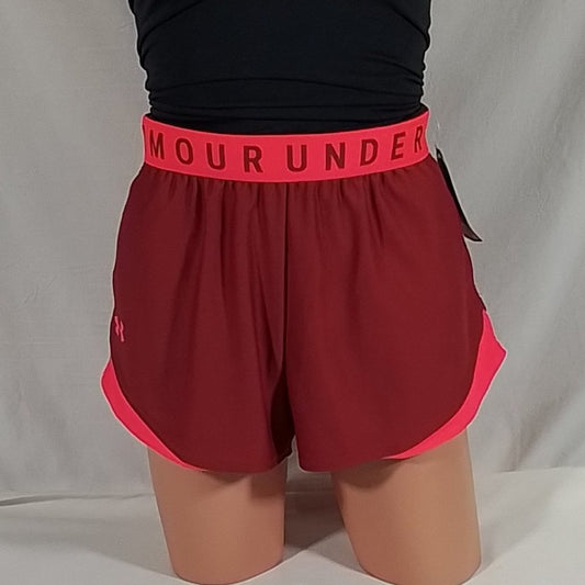 Women's Under Armour Play Up 3.0 3" Training Shorts Beta- Various Sizes -NWT