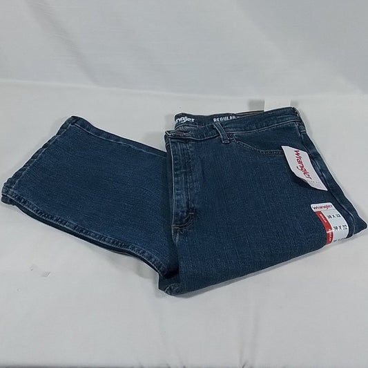 Men's Wrangler Regular Fit Flex Jean - MS Wash - 38x32 - New with Tags