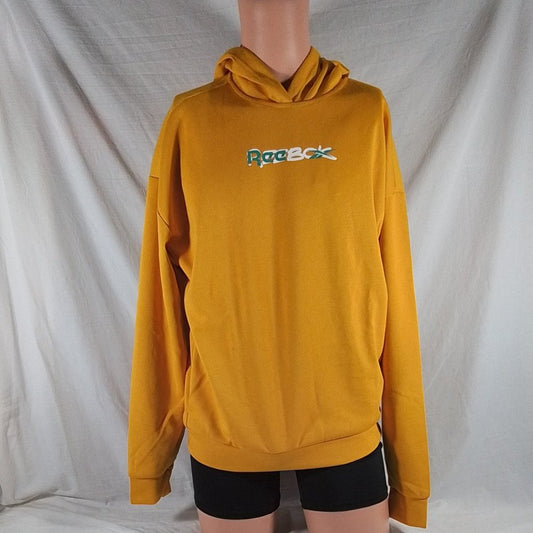 Men's Reebok Meet You There OTH Hoodie Semi Gold Solar Size: Small-New with Tags
