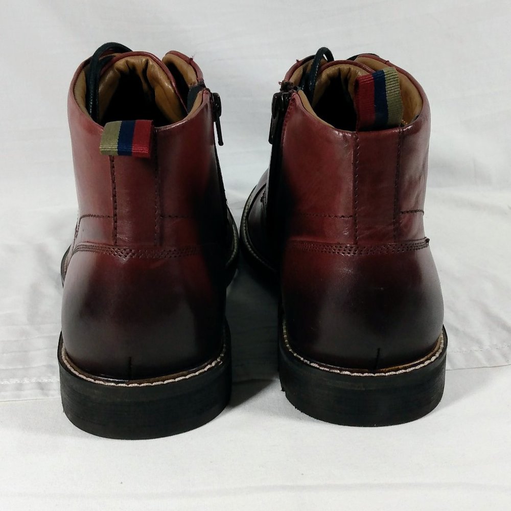 Thomas & Vine Men's Avrum Cap Toe Boot-Bordeaux Leather-Sz 11.5-New in Box