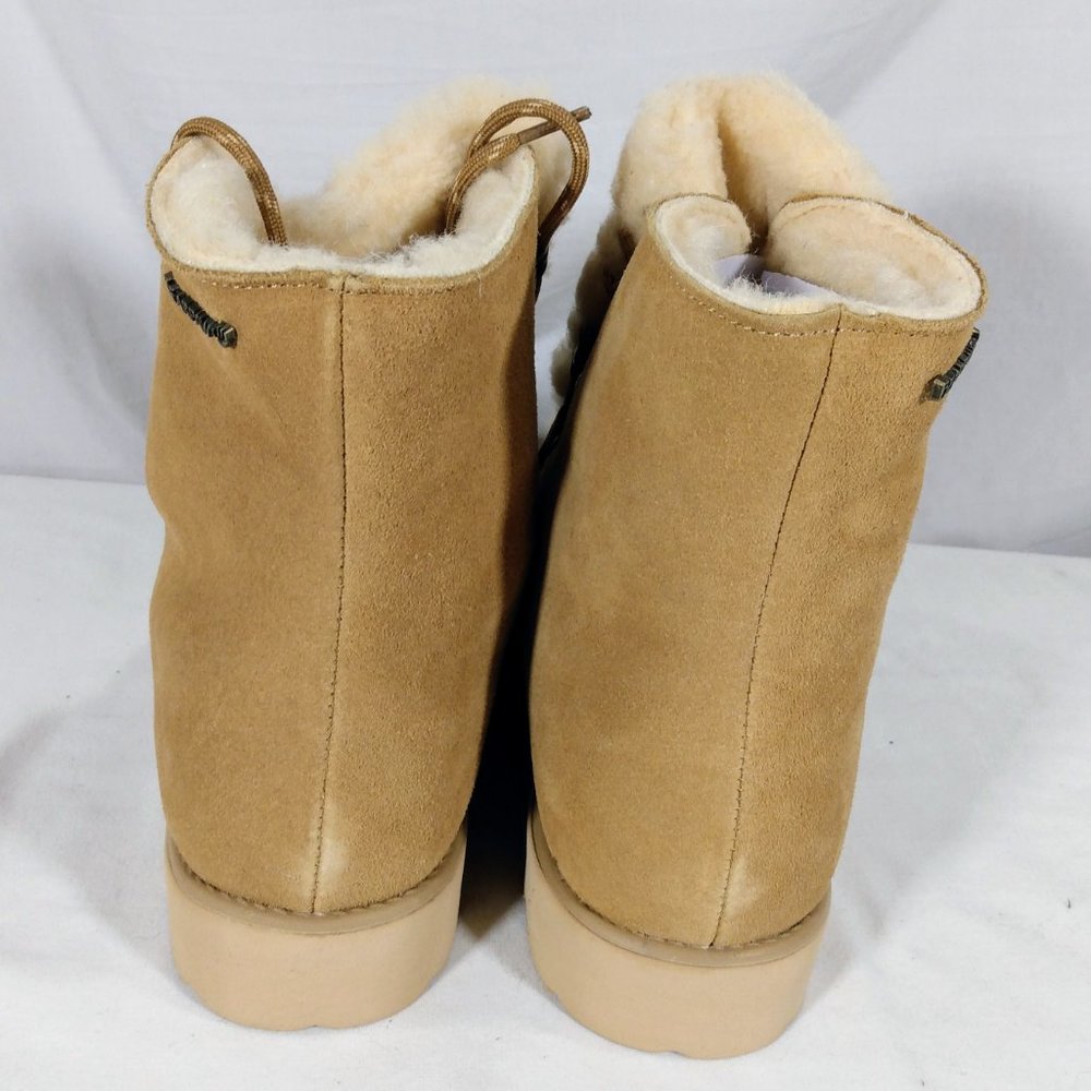 Bearpaw Alisa Women's Suede Boots-Iced Coffee-Size 11-New in Box