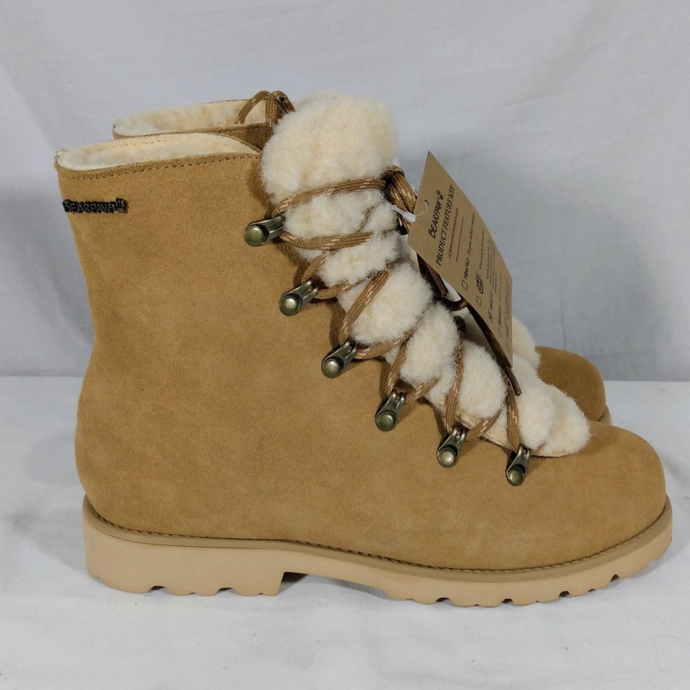 Bearpaw Alisa Women's Suede Boots-Iced Coffee-Size 11-New in Box