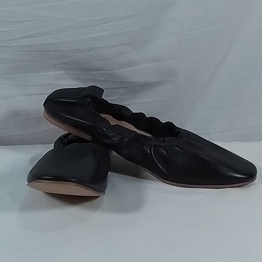 Women's Chelsea Crew Clara Leather Ballet Flat Black Size: 7 - See Notes