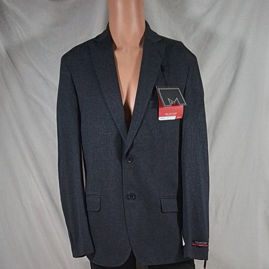 Men's Michael Strahan Stretch Fabric Slim Fit Suit Jacket-Blue-44R-New with Tags