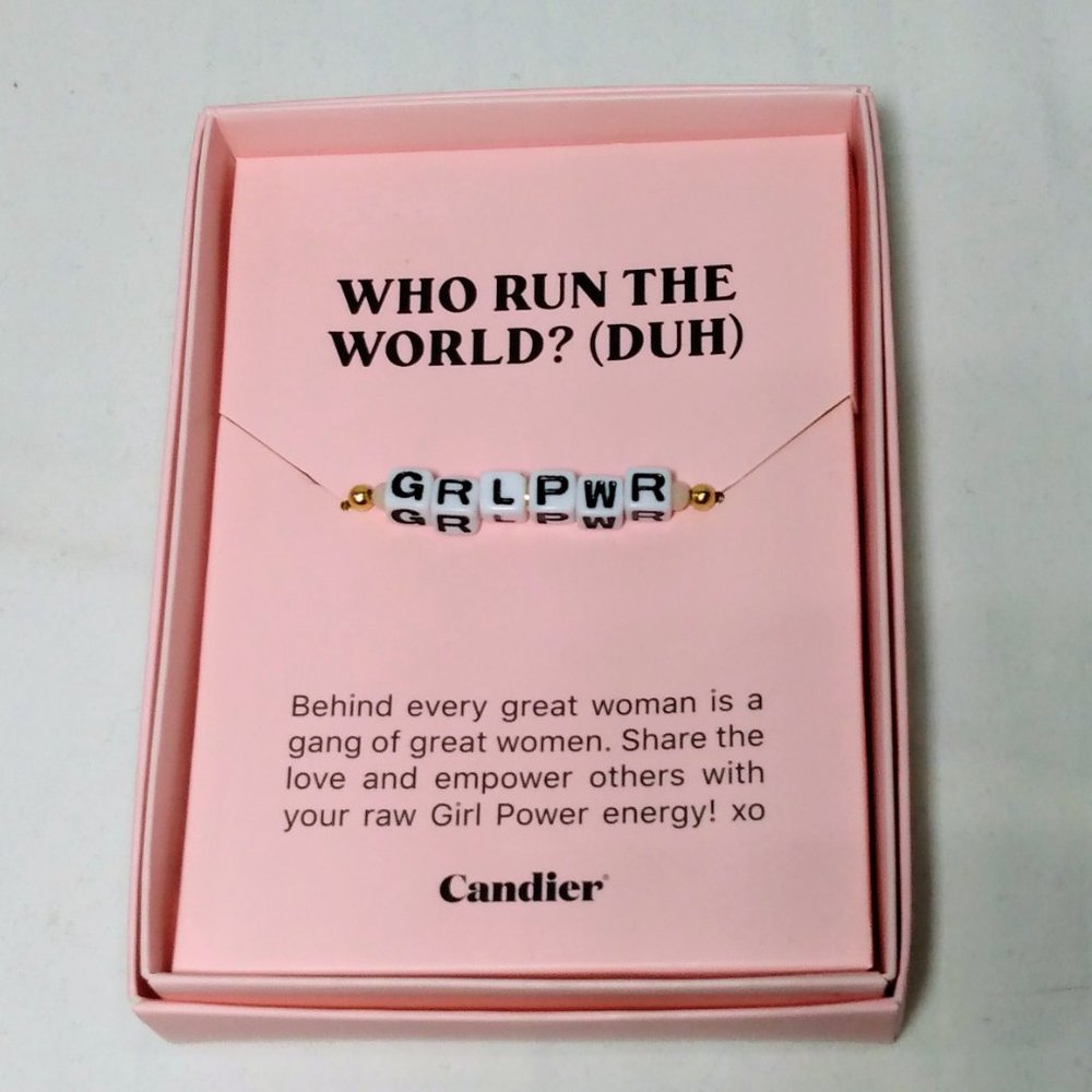 Candier Girl Power Bracelet-A4-New in Box