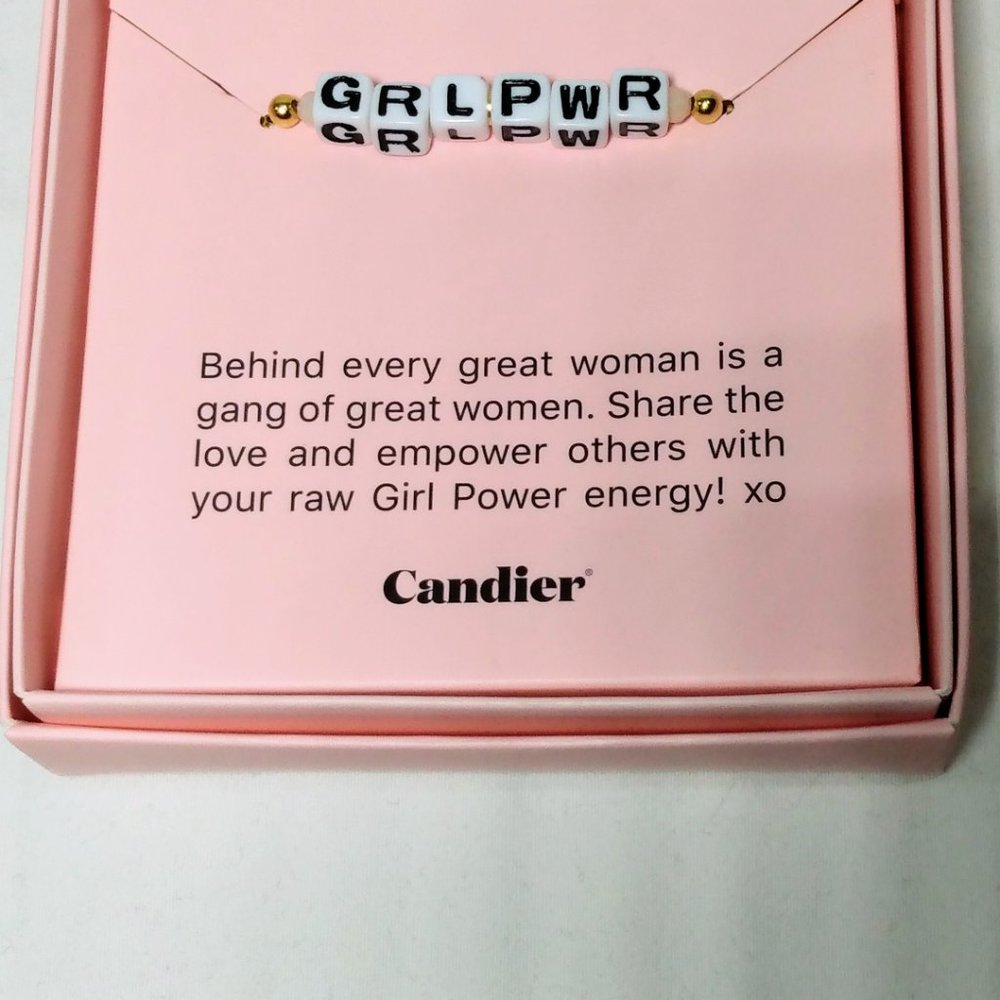 Candier Girl Power Bracelet-A4-New in Box