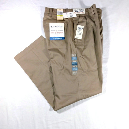 Docker's Classic Fit Easy Khaki - Beige - 34x29 - New with Tags