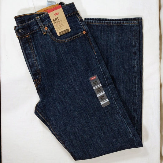 Levi's Men's 501 Original Fit Straight Leg Button Fly Jeans - 52x29 - NWT