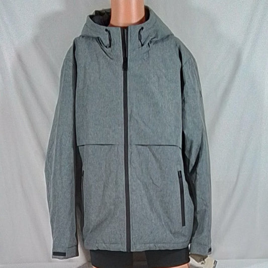 Men's Dockers Flex Hooded Jacket - Grey - XL - NWT