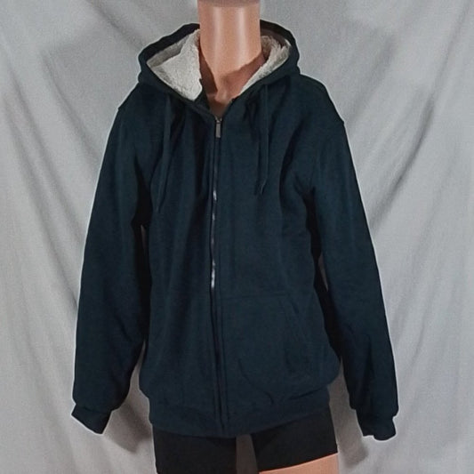 Men's Victory Outfitters Sherpa-Lined Hoodie - Navy - Large - NWOT
