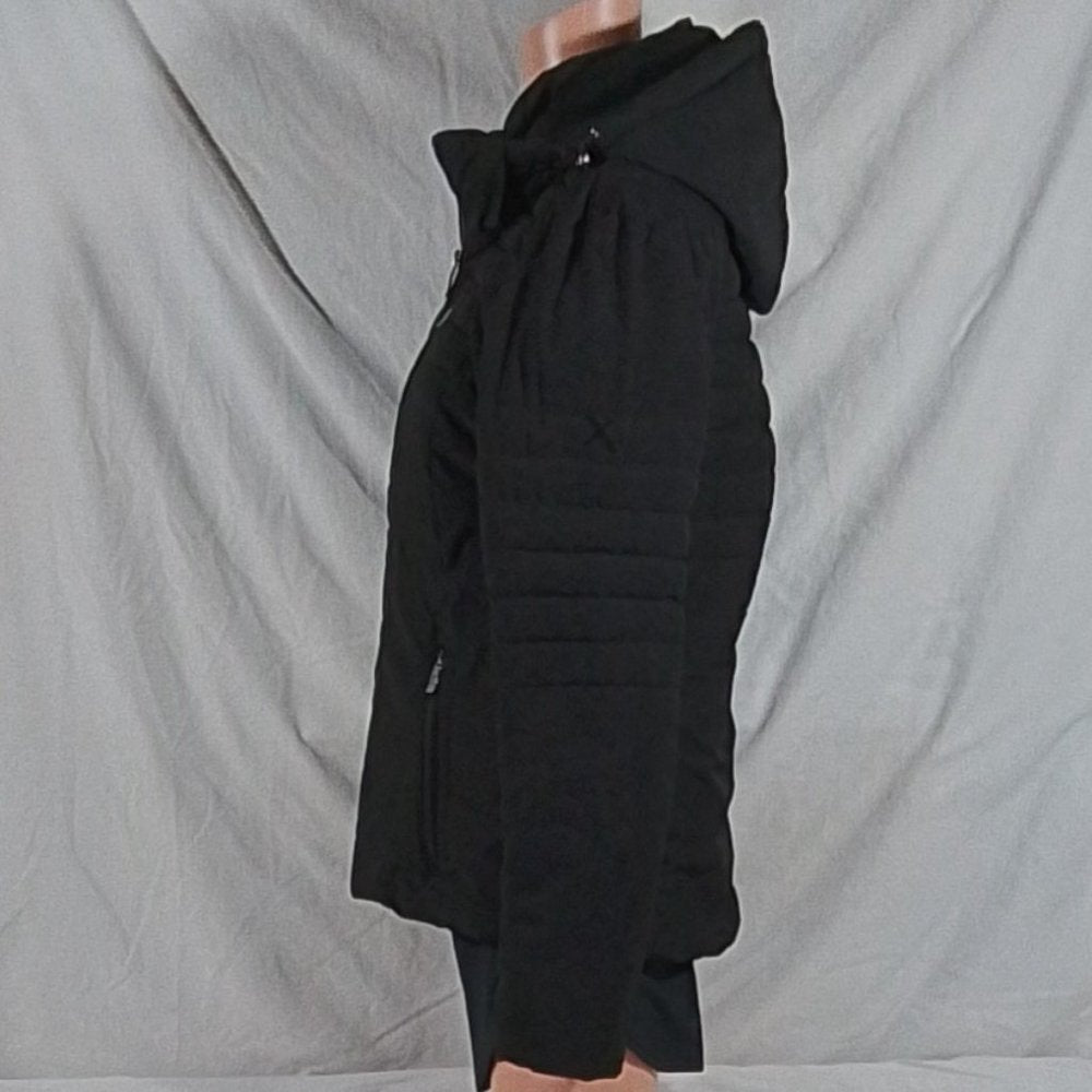 Women's ZeroXposur Connie Hooded Puffer Jacket - Black - S - NWOT