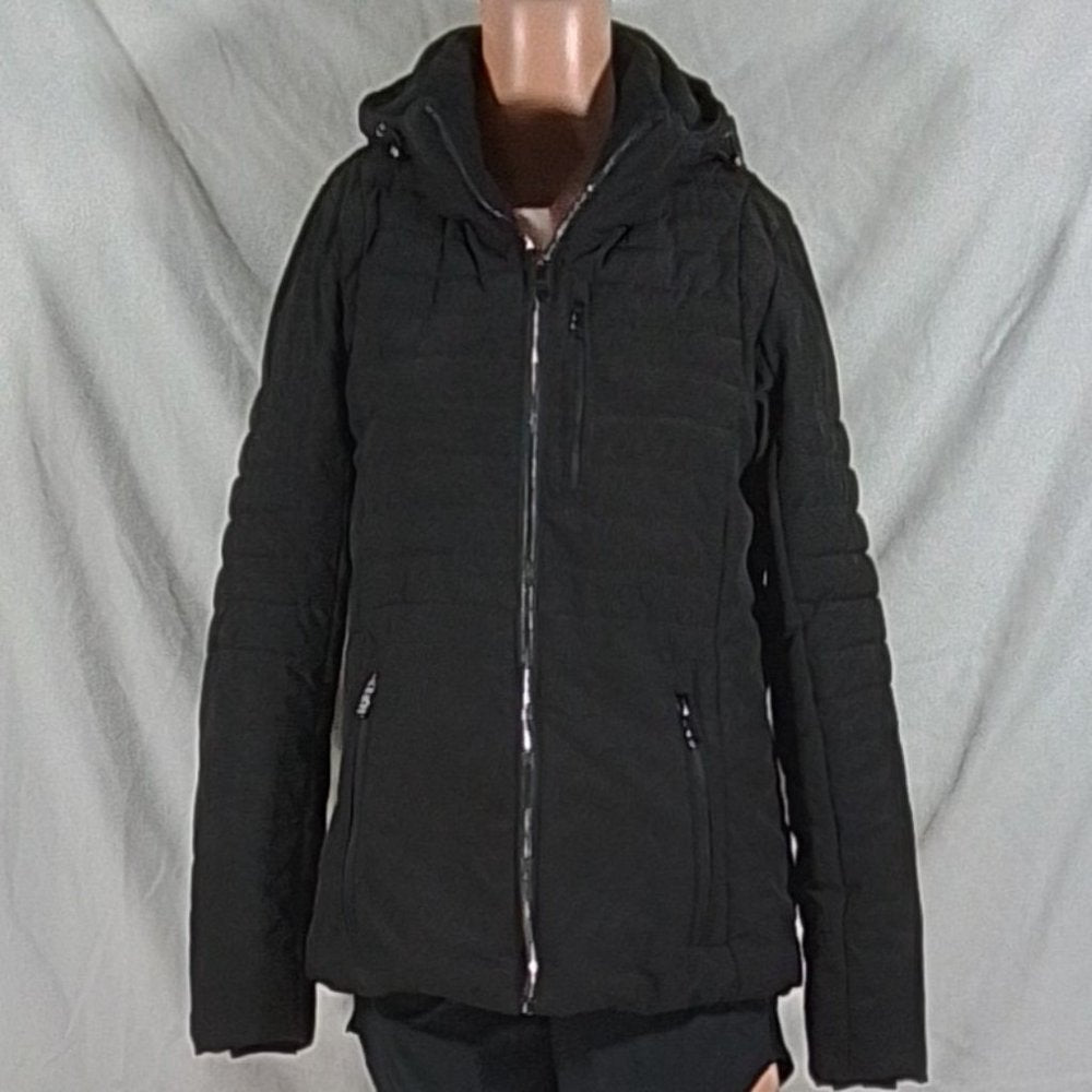 Women's ZeroXposur Connie Hooded Puffer Jacket - Black - S - NWOT