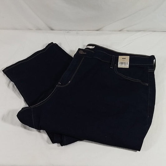 Plus Women's Levi's High Rise Slim Straight Fit Jeans - Dark Wash - 24W M - NWT