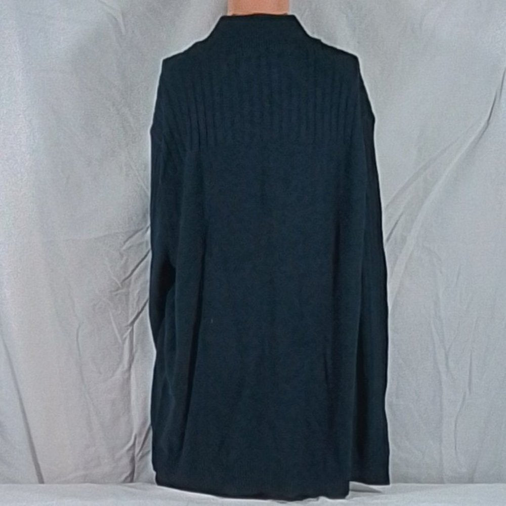 Men's Frye and Co Big & Tall 1/4 Zip Pullover Sweater - Night Sky - 3XLT - NWT