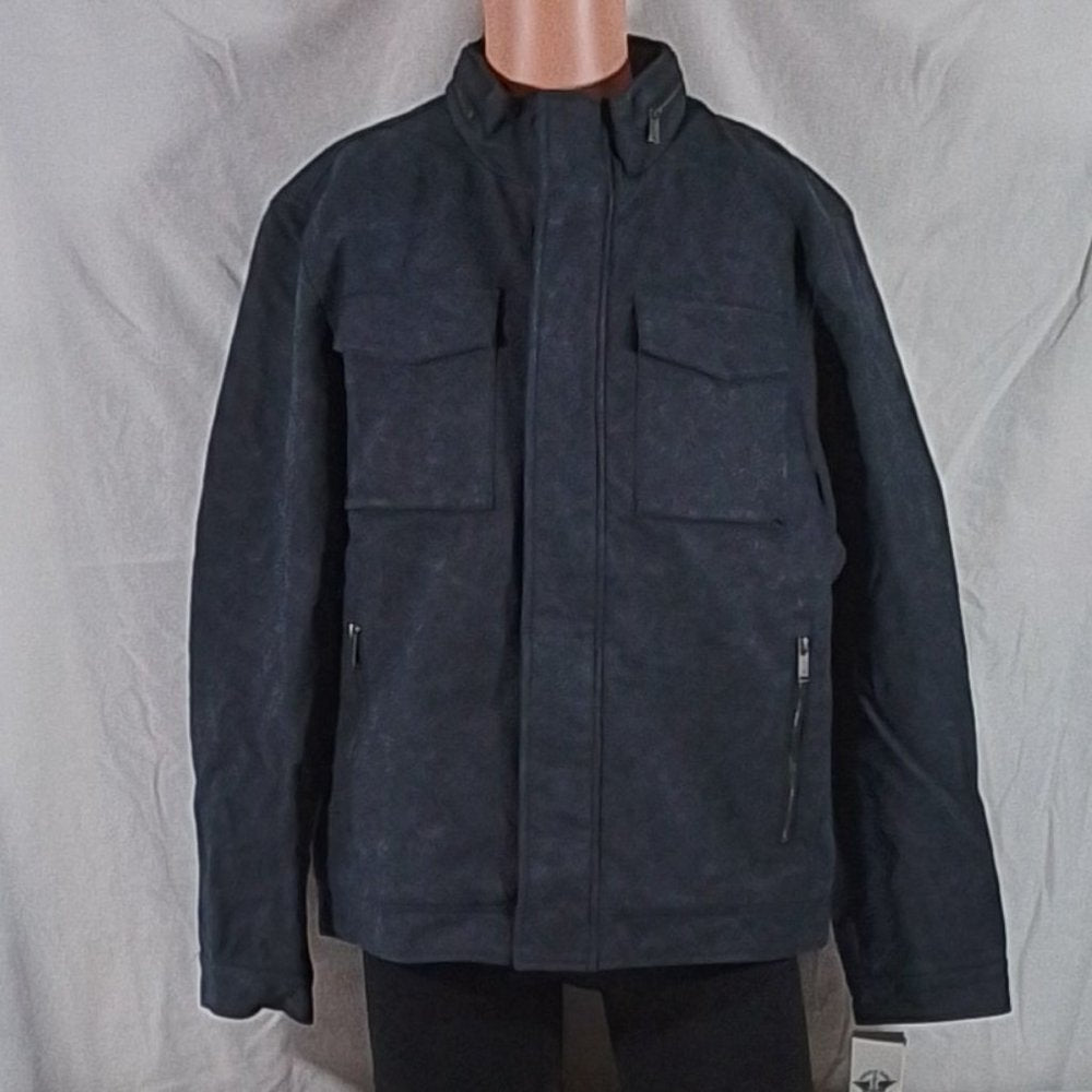 Men's Dockers Two Pocket Military Jacket - Navy - Var Szs. - NWT