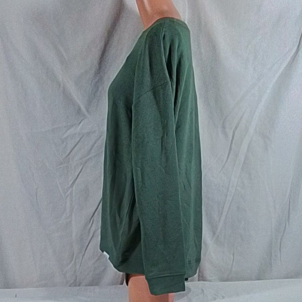 Women's Orvis Relaxed Fit Hi Low Rounded Hem Pullover - Green - Var Szs - NWT