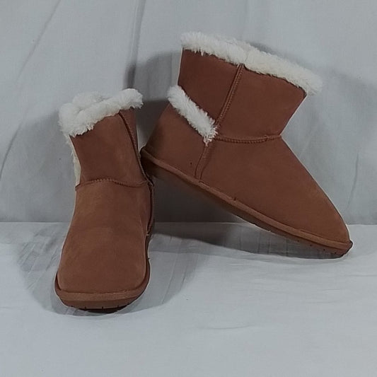 Women's Sugar Poppy Ankle Winter Boots - Camel - 10 - NWOT - SEE NOTES