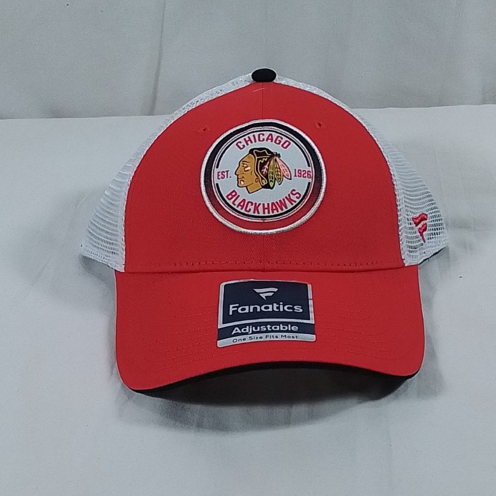 Men's Fanatics Branded Red/White Chicago Blackhawks Iconic Hat - OS - NWT