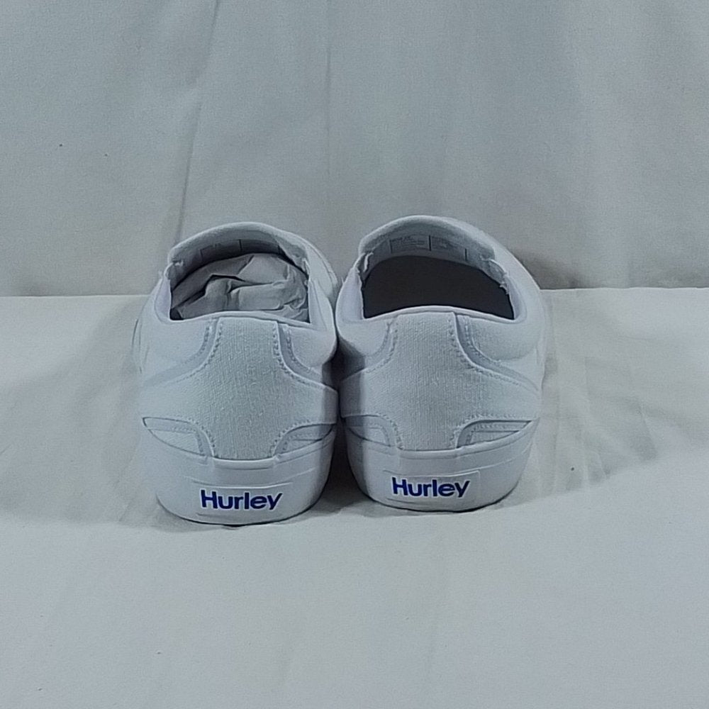 Men's Hurley Hobart Slip On Sneakers - White - Various Sizes - NWT